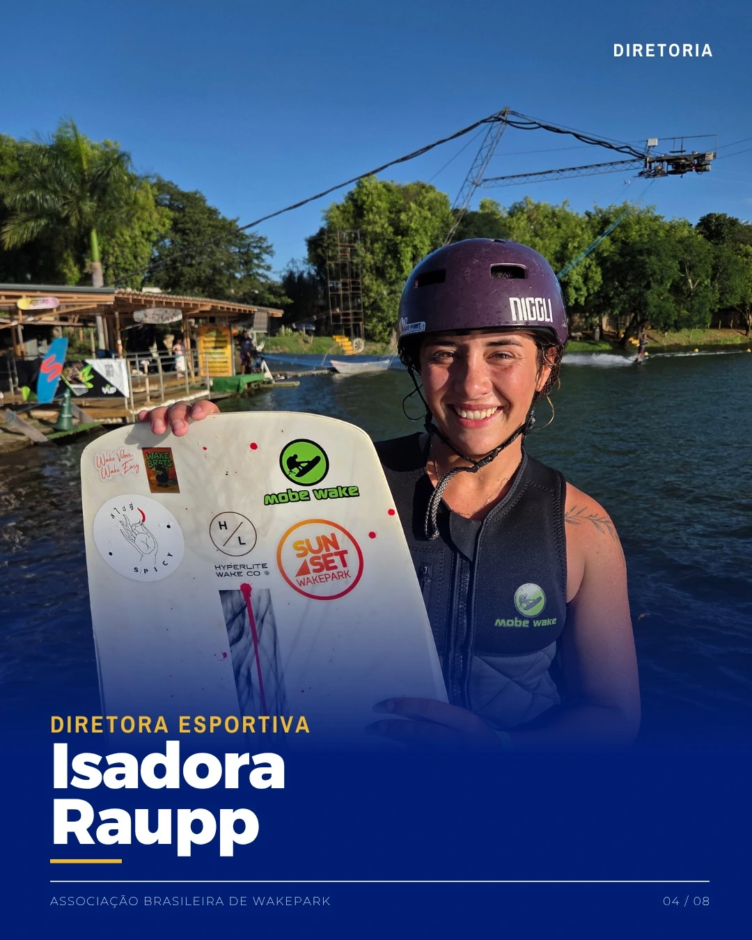 Isadora Raupp, diretora esportiva da ABWP